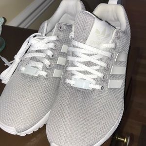 Adidas BRAND NEW white and gray sneakers!